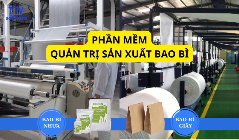 Phần mềm quản trị sản xuất bao bì